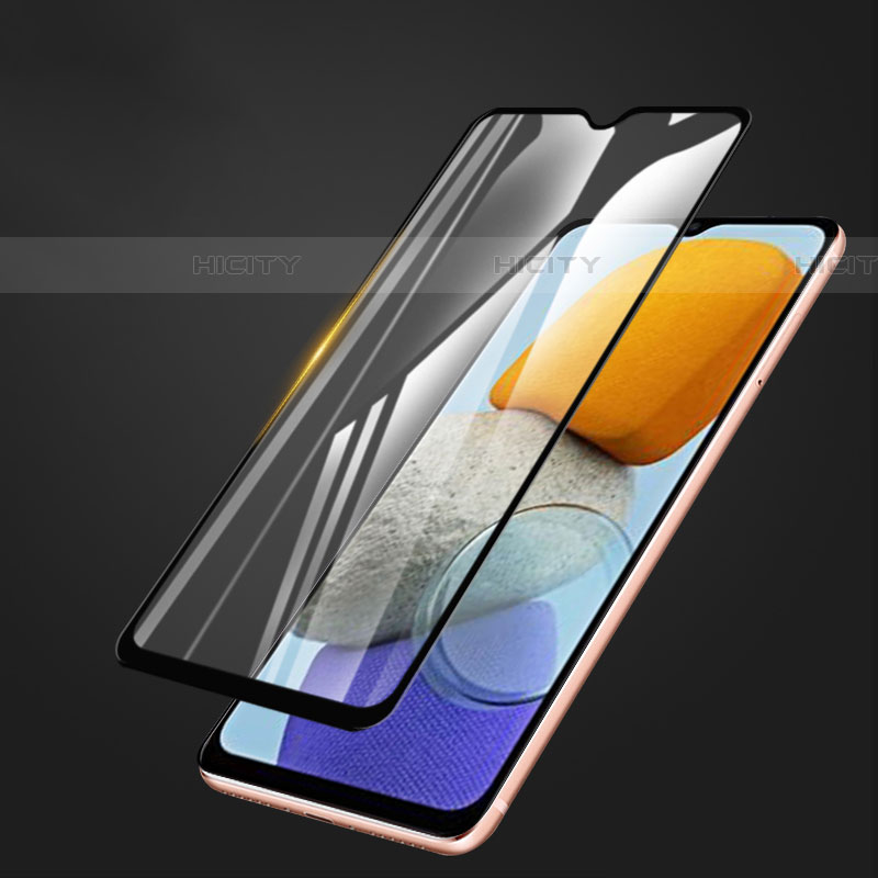 Schutzfolie Full Coverage Displayschutzfolie Panzerfolie Gehärtetes Glas Glasfolie Skins zum Aufkleben Panzerglas F05 für Samsung Galaxy A03s Schwarz