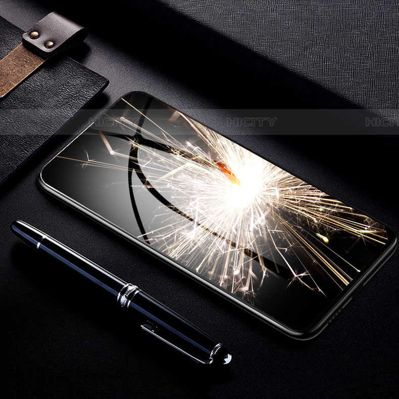 Schutzfolie Full Coverage Displayschutzfolie Panzerfolie Gehärtetes Glas Glasfolie Skins zum Aufkleben Panzerglas F05 für Samsung Galaxy A52 4G Schwarz