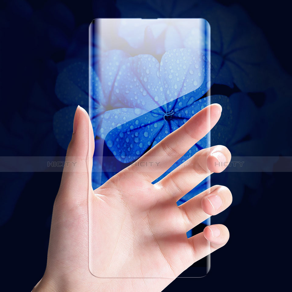 Schutzfolie Full Coverage Displayschutzfolie Panzerfolie Gehärtetes Glas Glasfolie Skins zum Aufkleben Panzerglas F05 für Samsung Galaxy S10 Plus Schwarz