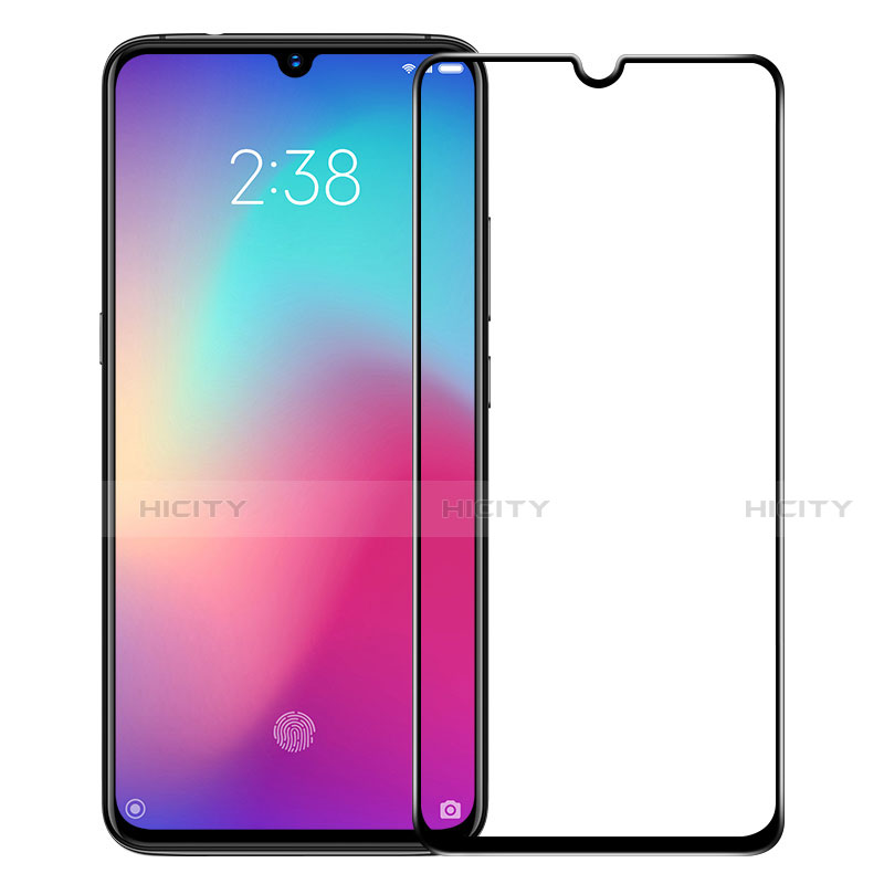 Schutzfolie Full Coverage Displayschutzfolie Panzerfolie Gehärtetes Glas Glasfolie Skins zum Aufkleben Panzerglas F05 für Xiaomi Mi 9 Lite Schwarz