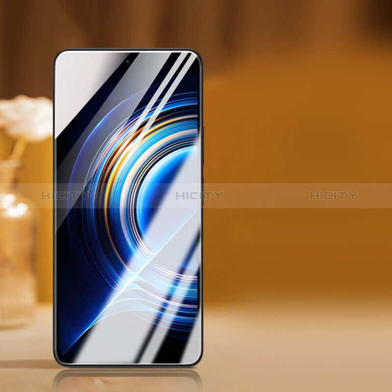 Schutzfolie Full Coverage Displayschutzfolie Panzerfolie Gehärtetes Glas Glasfolie Skins zum Aufkleben Panzerglas F05 für Xiaomi Redmi K50 Pro 5G Schwarz