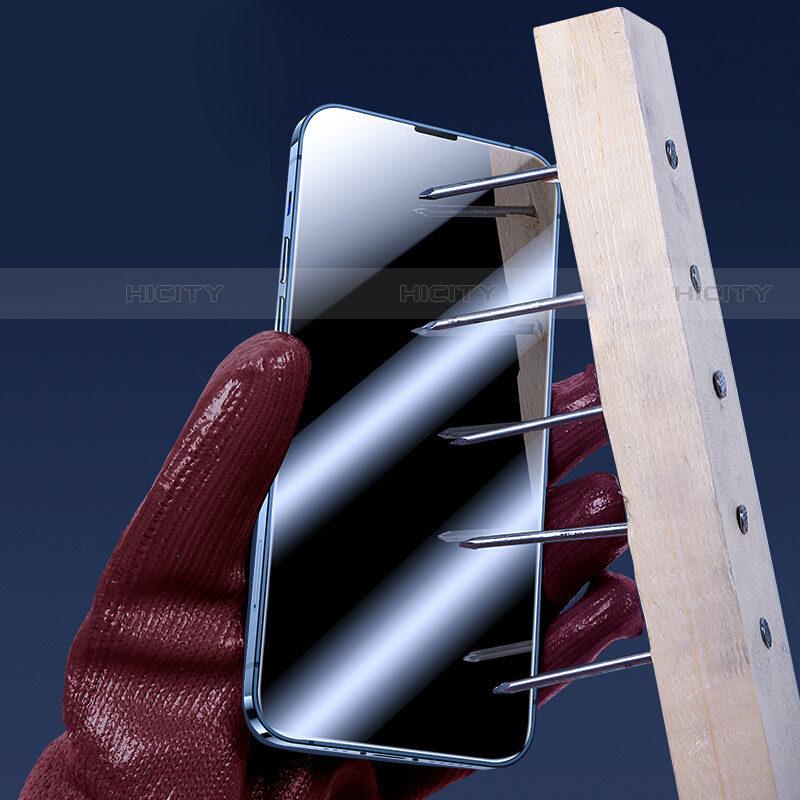 Schutzfolie Full Coverage Displayschutzfolie Panzerfolie Gehärtetes Glas Glasfolie Skins zum Aufkleben Panzerglas F06 für Apple iPhone 13 Pro Schwarz groß