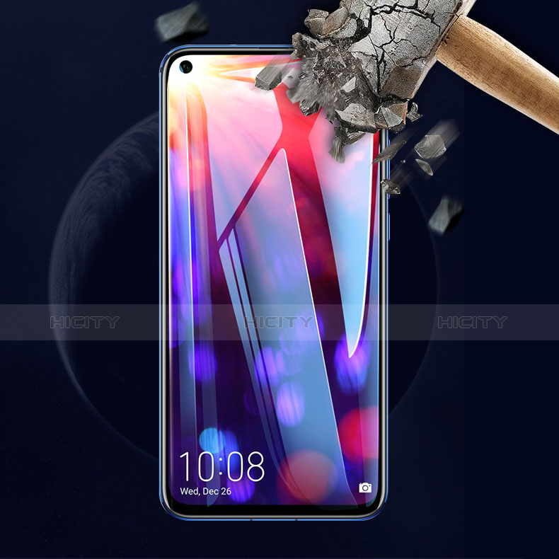 Schutzfolie Full Coverage Displayschutzfolie Panzerfolie Gehärtetes Glas Glasfolie Skins zum Aufkleben Panzerglas F06 für Huawei Honor V20 Schwarz