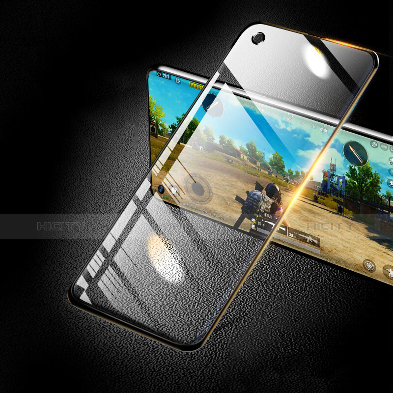 Schutzfolie Full Coverage Displayschutzfolie Panzerfolie Gehärtetes Glas Glasfolie Skins zum Aufkleben Panzerglas F06 für Huawei Honor V20 Schwarz