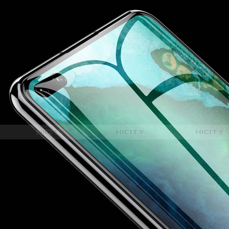 Schutzfolie Full Coverage Displayschutzfolie Panzerfolie Gehärtetes Glas Glasfolie Skins zum Aufkleben Panzerglas F06 für Huawei Nova 6 Schwarz