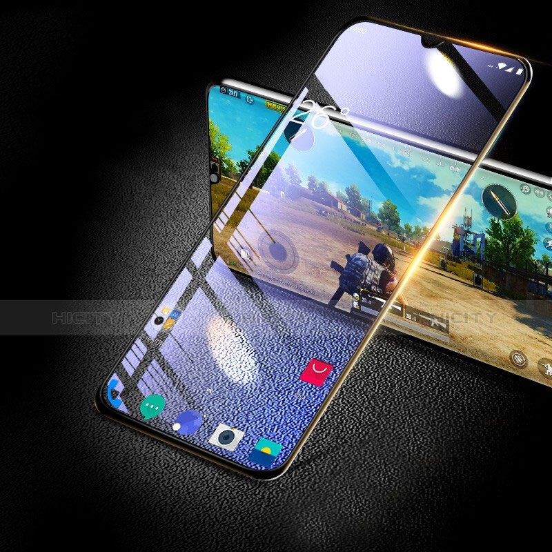 Schutzfolie Full Coverage Displayschutzfolie Panzerfolie Gehärtetes Glas Glasfolie Skins zum Aufkleben Panzerglas F06 für OnePlus 6T Schwarz