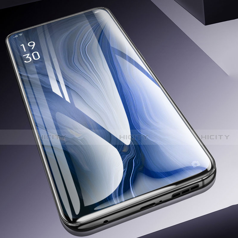 Schutzfolie Full Coverage Displayschutzfolie Panzerfolie Gehärtetes Glas Glasfolie Skins zum Aufkleben Panzerglas F06 für Oppo Reno Schwarz