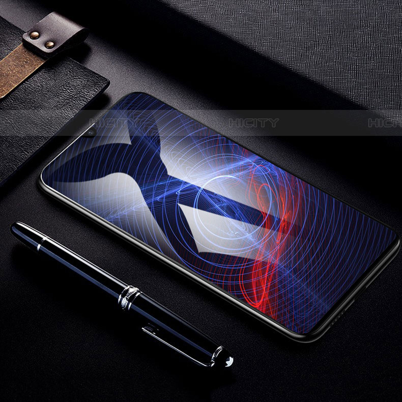 Schutzfolie Full Coverage Displayschutzfolie Panzerfolie Gehärtetes Glas Glasfolie Skins zum Aufkleben Panzerglas F06 für Samsung Galaxy A01 SM-A015 Schwarz