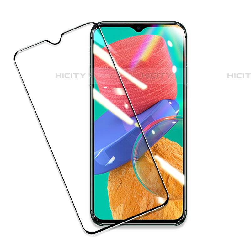 Schutzfolie Full Coverage Displayschutzfolie Panzerfolie Gehärtetes Glas Glasfolie Skins zum Aufkleben Panzerglas F06 für Samsung Galaxy A01 SM-A015 Schwarz