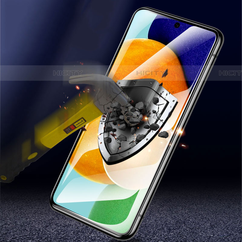 Schutzfolie Full Coverage Displayschutzfolie Panzerfolie Gehärtetes Glas Glasfolie Skins zum Aufkleben Panzerglas F07 für Samsung Galaxy A52 4G Schwarz