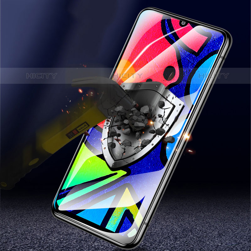 Schutzfolie Full Coverage Displayschutzfolie Panzerfolie Gehärtetes Glas Glasfolie Skins zum Aufkleben Panzerglas F07 für Samsung Galaxy F41 Schwarz