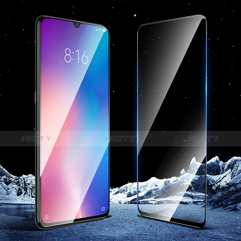 Schutzfolie Full Coverage Displayschutzfolie Panzerfolie Gehärtetes Glas Glasfolie Skins zum Aufkleben Panzerglas F07 für Xiaomi Mi 9 SE Schwarz