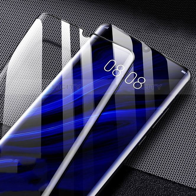 Schutzfolie Full Coverage Displayschutzfolie Panzerfolie Gehärtetes Glas Glasfolie Skins zum Aufkleben Panzerglas F07 für Xiaomi Mi Note 10 Lite Schwarz