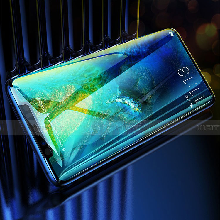 Schutzfolie Full Coverage Displayschutzfolie Panzerfolie Gehärtetes Glas Glasfolie Skins zum Aufkleben Panzerglas F08 für Huawei Mate 30 Pro Schwarz