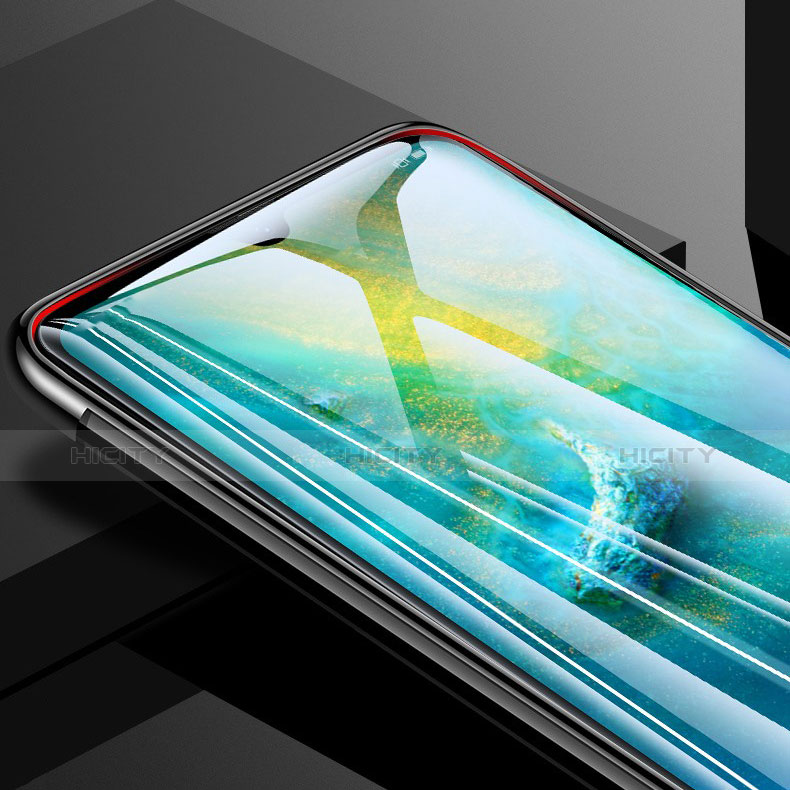 Schutzfolie Full Coverage Displayschutzfolie Panzerfolie Gehärtetes Glas Glasfolie Skins zum Aufkleben Panzerglas F08 für Huawei P30 Pro New Edition Schwarz