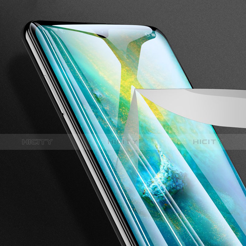 Schutzfolie Full Coverage Displayschutzfolie Panzerfolie Gehärtetes Glas Glasfolie Skins zum Aufkleben Panzerglas F08 für Huawei P30 Pro Schwarz