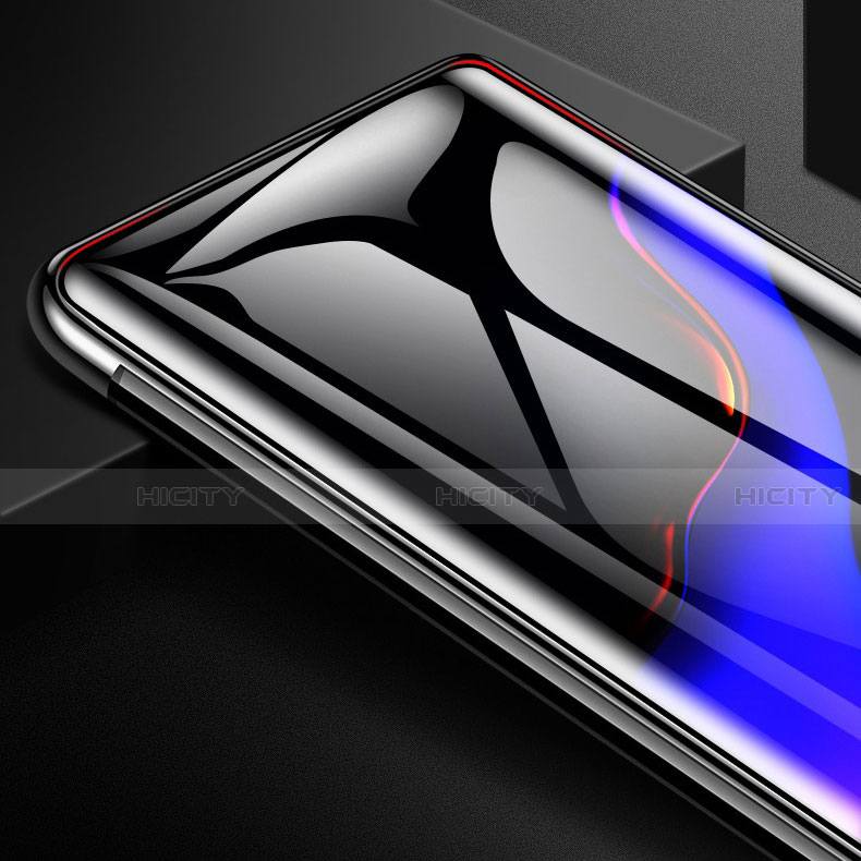 Schutzfolie Full Coverage Displayschutzfolie Panzerfolie Gehärtetes Glas Glasfolie Skins zum Aufkleben Panzerglas F08 für OnePlus 7T Pro 5G Schwarz groß