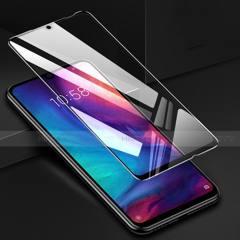 Schutzfolie Full Coverage Displayschutzfolie Panzerfolie Gehärtetes Glas Glasfolie Skins zum Aufkleben Panzerglas F08 für Xiaomi Redmi Note 7 Pro Schwarz