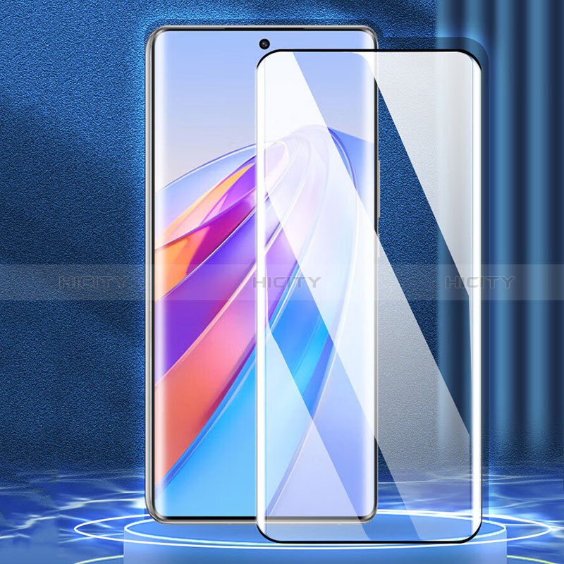 Schutzfolie Full Coverage Displayschutzfolie Panzerfolie Gehärtetes Glas Glasfolie Skins zum Aufkleben Panzerglas F09 für Huawei Nova 9 SE Schwarz groß