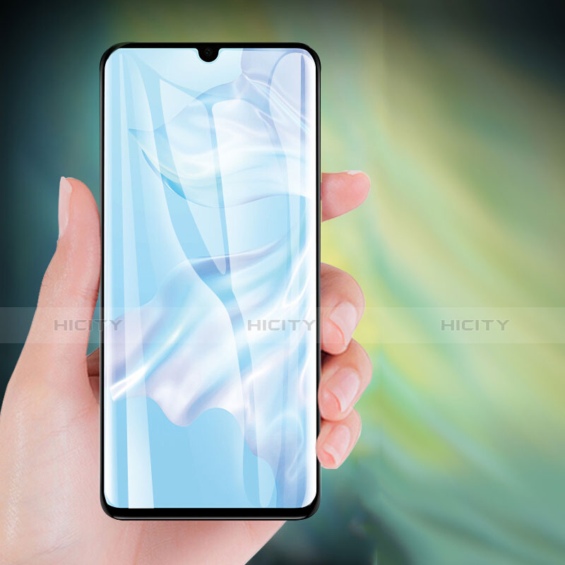 Schutzfolie Full Coverage Displayschutzfolie Panzerfolie Gehärtetes Glas Glasfolie Skins zum Aufkleben Panzerglas F09 für Huawei P30 Pro New Edition Schwarz