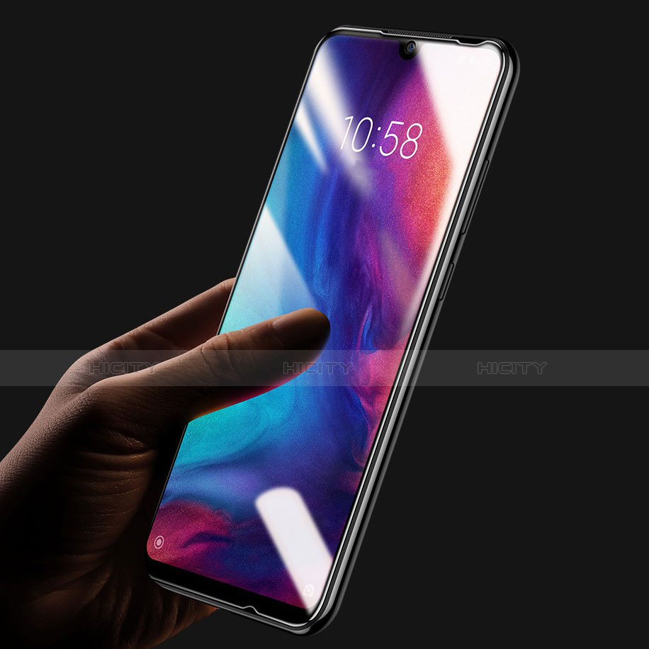 Schutzfolie Full Coverage Displayschutzfolie Panzerfolie Gehärtetes Glas Glasfolie Skins zum Aufkleben Panzerglas F09 für Xiaomi Redmi Note 7 Pro Schwarz