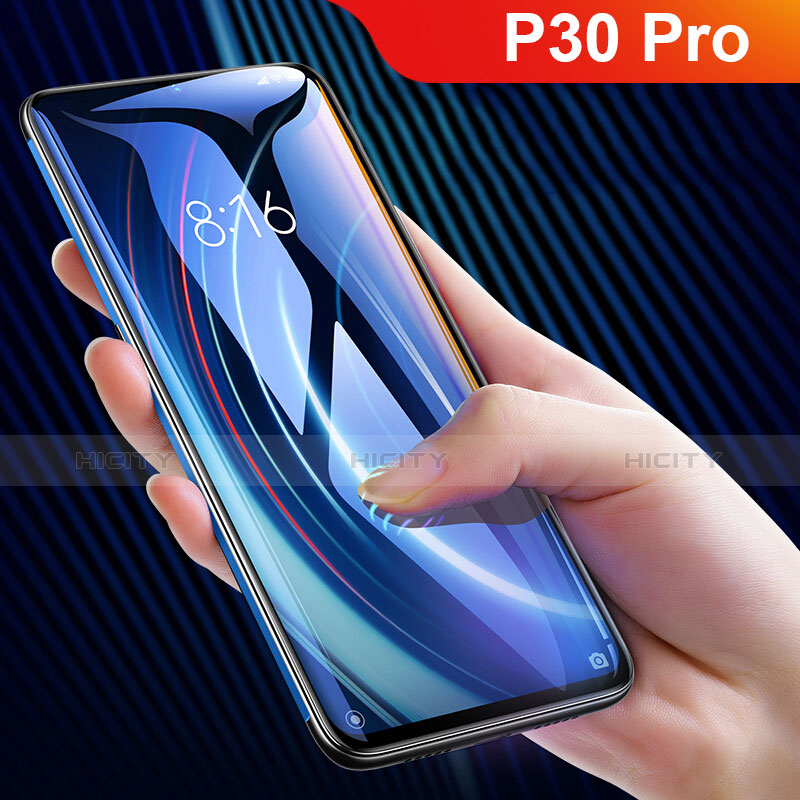 Schutzfolie Full Coverage Displayschutzfolie Panzerfolie Gehärtetes Glas Glasfolie Skins zum Aufkleben Panzerglas F10 für Huawei P30 Pro New Edition Schwarz