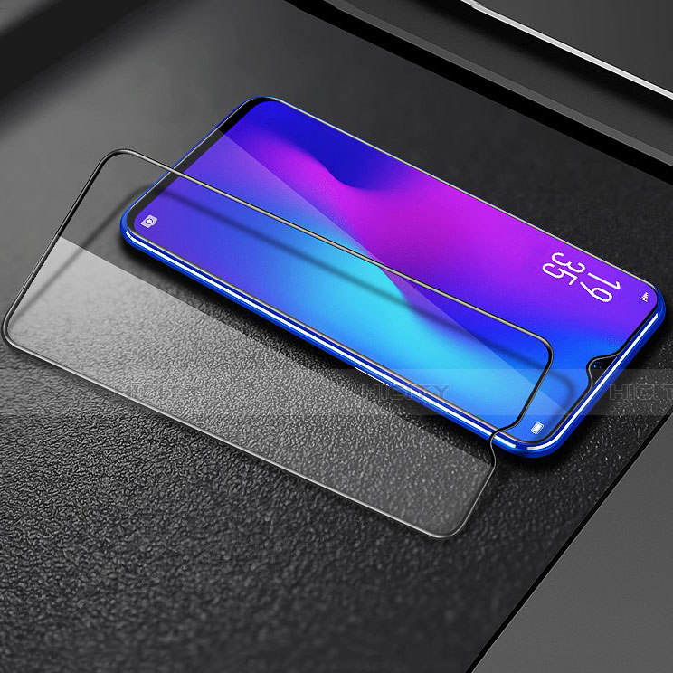 Schutzfolie Full Coverage Displayschutzfolie Panzerfolie Gehärtetes Glas Glasfolie Skins zum Aufkleben Panzerglas F10 für Xiaomi Redmi Note 7 Pro Schwarz