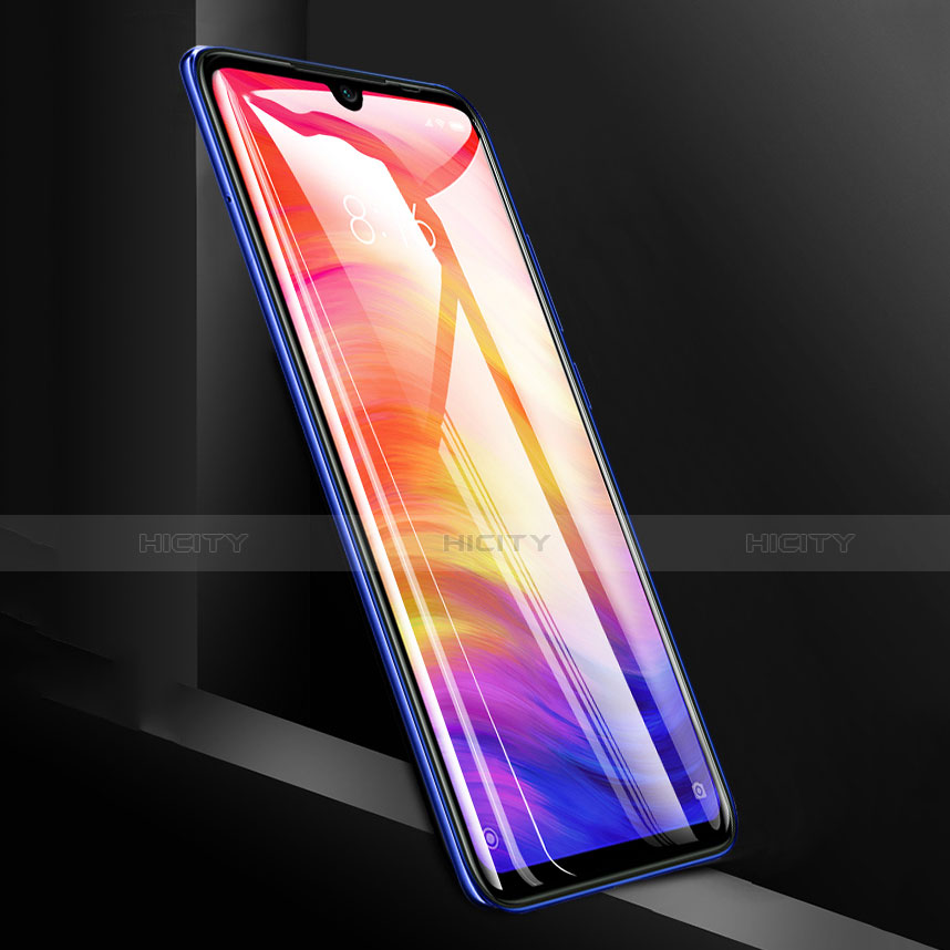 Schutzfolie Full Coverage Displayschutzfolie Panzerfolie Gehärtetes Glas Glasfolie Skins zum Aufkleben Panzerglas F11 für Xiaomi Redmi Note 7 Pro Schwarz