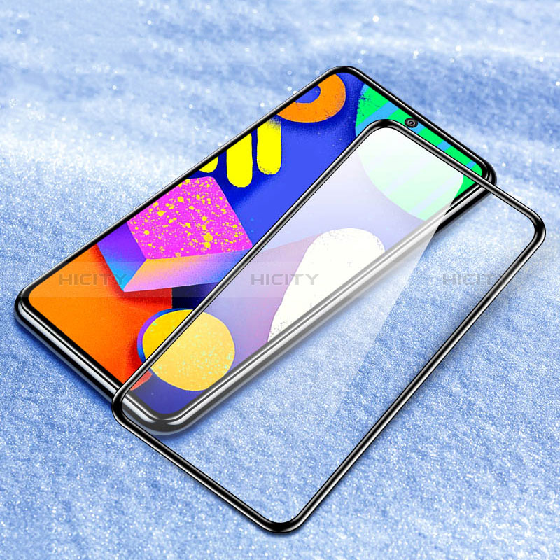 Schutzfolie Full Coverage Displayschutzfolie Panzerfolie Gehärtetes Glas Glasfolie Skins zum Aufkleben Panzerglas F12 für Samsung Galaxy M51 Schwarz