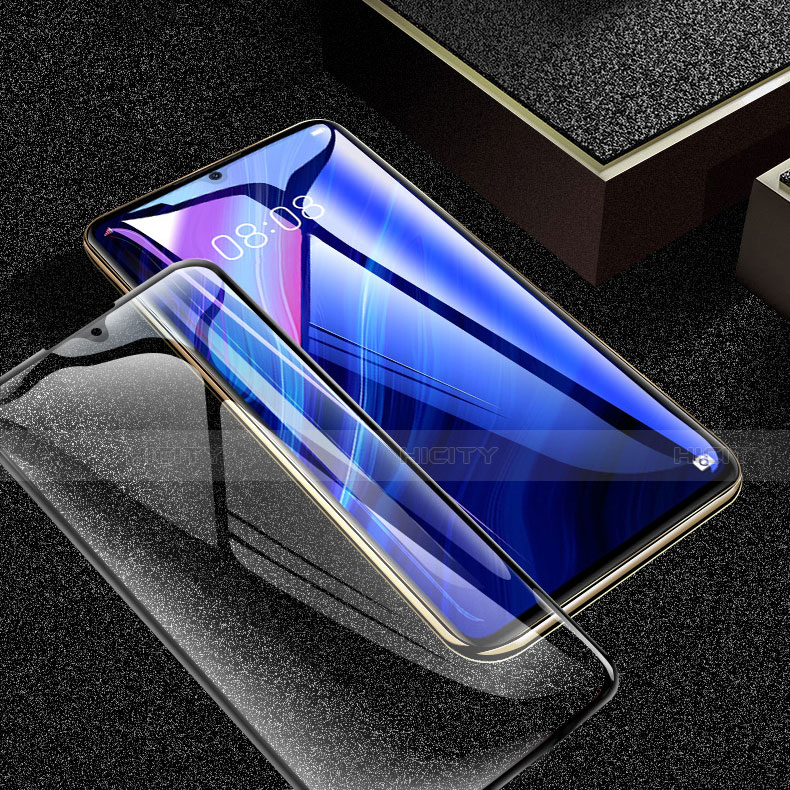 Schutzfolie Full Coverage Displayschutzfolie Panzerfolie Gehärtetes Glas Glasfolie Skins zum Aufkleben Panzerglas für Huawei Enjoy 20 Pro 5G Schwarz