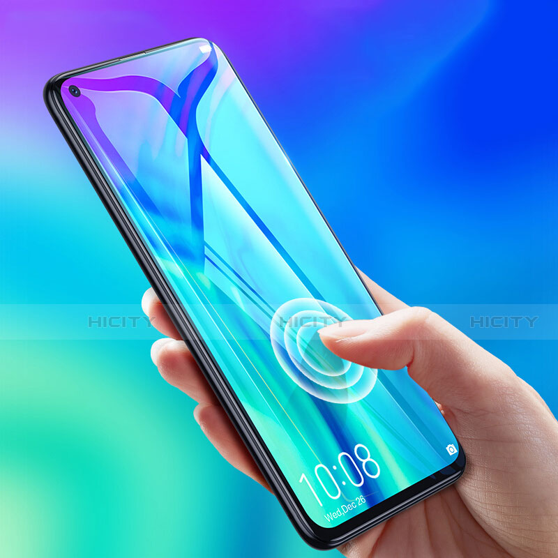 Schutzfolie Full Coverage Displayschutzfolie Panzerfolie Gehärtetes Glas Glasfolie Skins zum Aufkleben Panzerglas für Huawei Honor 20 Pro Schwarz