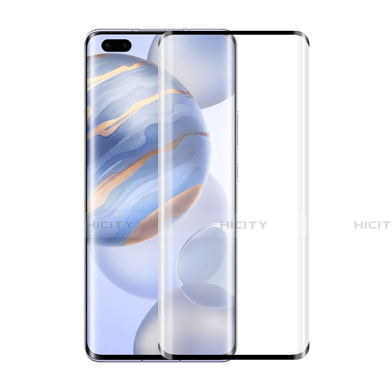 Schutzfolie Full Coverage Displayschutzfolie Panzerfolie Gehärtetes Glas Glasfolie Skins zum Aufkleben Panzerglas für Huawei Honor 30 Pro+ Plus Schwarz