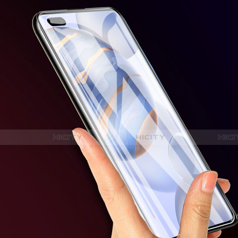 Schutzfolie Full Coverage Displayschutzfolie Panzerfolie Gehärtetes Glas Glasfolie Skins zum Aufkleben Panzerglas für Huawei Honor 30 Pro+ Plus Schwarz