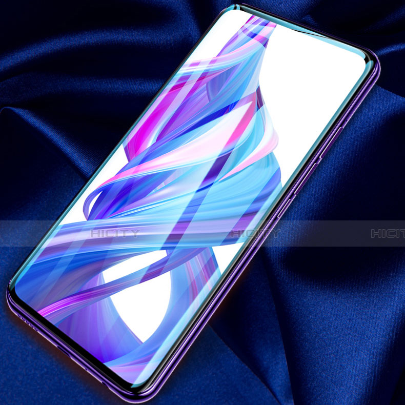 Schutzfolie Full Coverage Displayschutzfolie Panzerfolie Gehärtetes Glas Glasfolie Skins zum Aufkleben Panzerglas für Huawei Honor X10 5G Schwarz