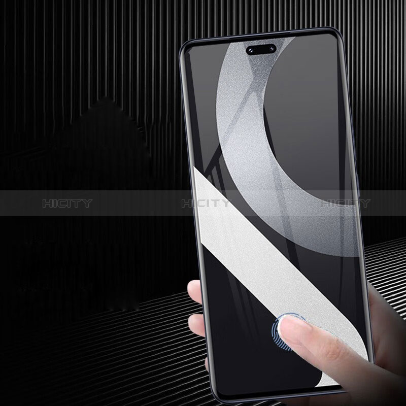 Schutzfolie Full Coverage Displayschutzfolie Panzerfolie Gehärtetes Glas Glasfolie Skins zum Aufkleben Panzerglas für Huawei Honor X8b Schwarz