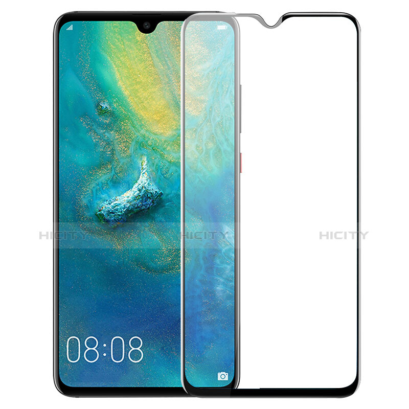 Schutzfolie Full Coverage Displayschutzfolie Panzerfolie Gehärtetes Glas Glasfolie Skins zum Aufkleben Panzerglas für Huawei Mate 20 X Schwarz