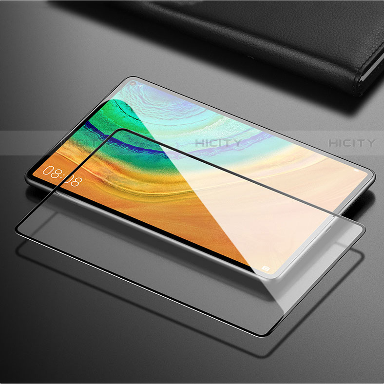 Schutzfolie Full Coverage Displayschutzfolie Panzerfolie Gehärtetes Glas Glasfolie Skins zum Aufkleben Panzerglas für Huawei MatePad Pro 5G 10.8 Schwarz