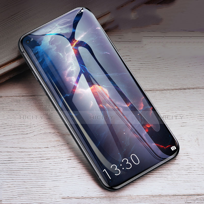 Schutzfolie Full Coverage Displayschutzfolie Panzerfolie Gehärtetes Glas Glasfolie Skins zum Aufkleben Panzerglas für Huawei Nova 4 Schwarz