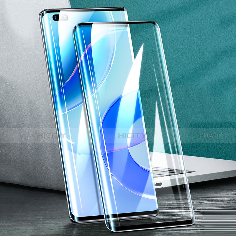 Schutzfolie Full Coverage Displayschutzfolie Panzerfolie Gehärtetes Glas Glasfolie Skins zum Aufkleben Panzerglas für Huawei Nova 8 Pro 5G Schwarz