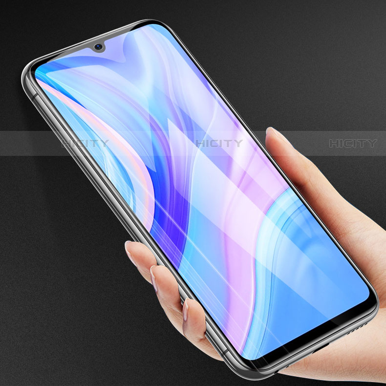 Schutzfolie Full Coverage Displayschutzfolie Panzerfolie Gehärtetes Glas Glasfolie Skins zum Aufkleben Panzerglas für Huawei P smart S Schwarz