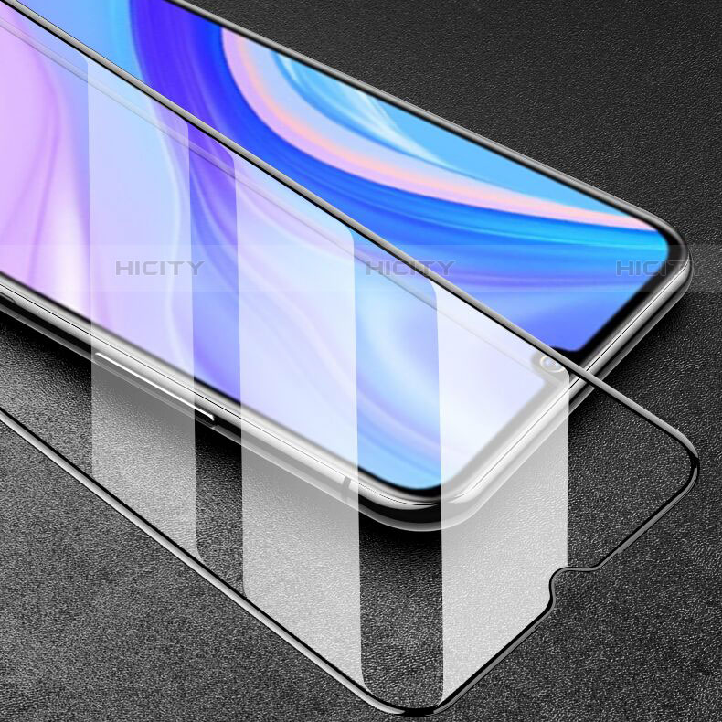 Schutzfolie Full Coverage Displayschutzfolie Panzerfolie Gehärtetes Glas Glasfolie Skins zum Aufkleben Panzerglas für Huawei P smart S Schwarz