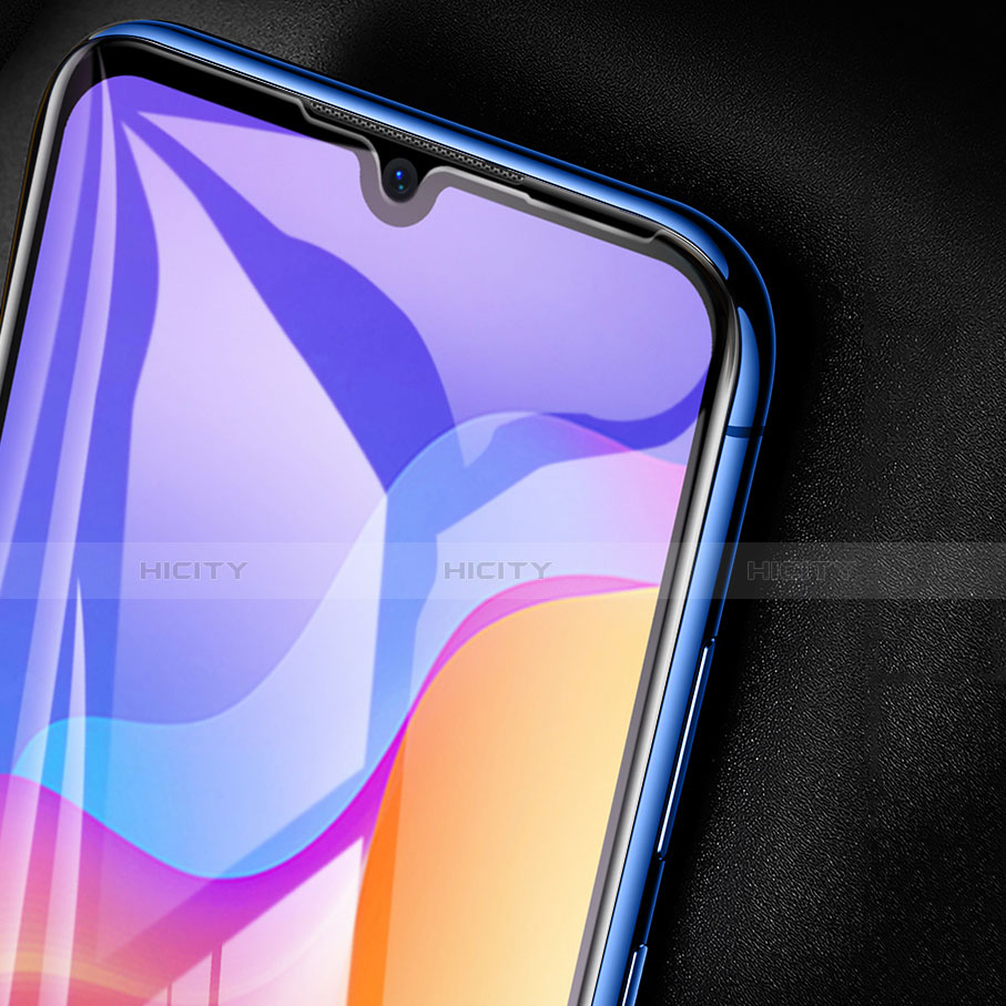 Schutzfolie Full Coverage Displayschutzfolie Panzerfolie Gehärtetes Glas Glasfolie Skins zum Aufkleben Panzerglas für Huawei Y6 Prime (2019) Schwarz