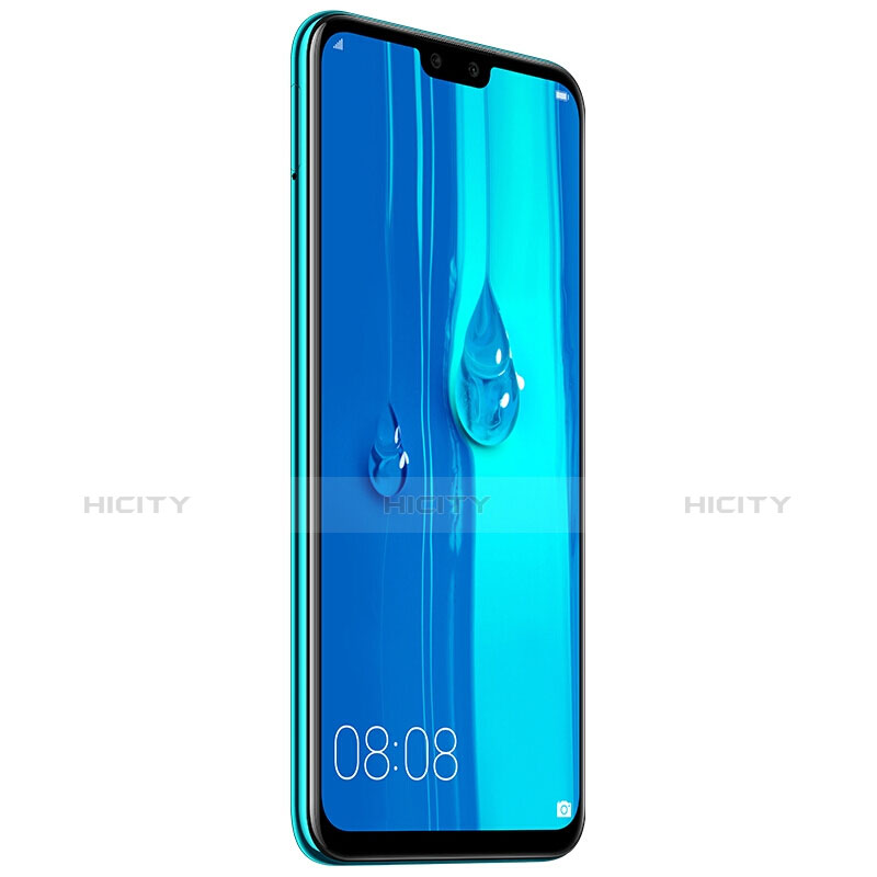 Schutzfolie Full Coverage Displayschutzfolie Panzerfolie Gehärtetes Glas Glasfolie Skins zum Aufkleben Panzerglas für Huawei Y9 (2019) Schwarz