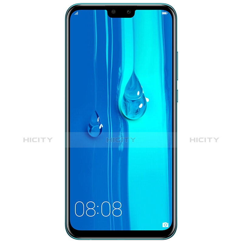 Schutzfolie Full Coverage Displayschutzfolie Panzerfolie Gehärtetes Glas Glasfolie Skins zum Aufkleben Panzerglas für Huawei Y9 (2019) Schwarz