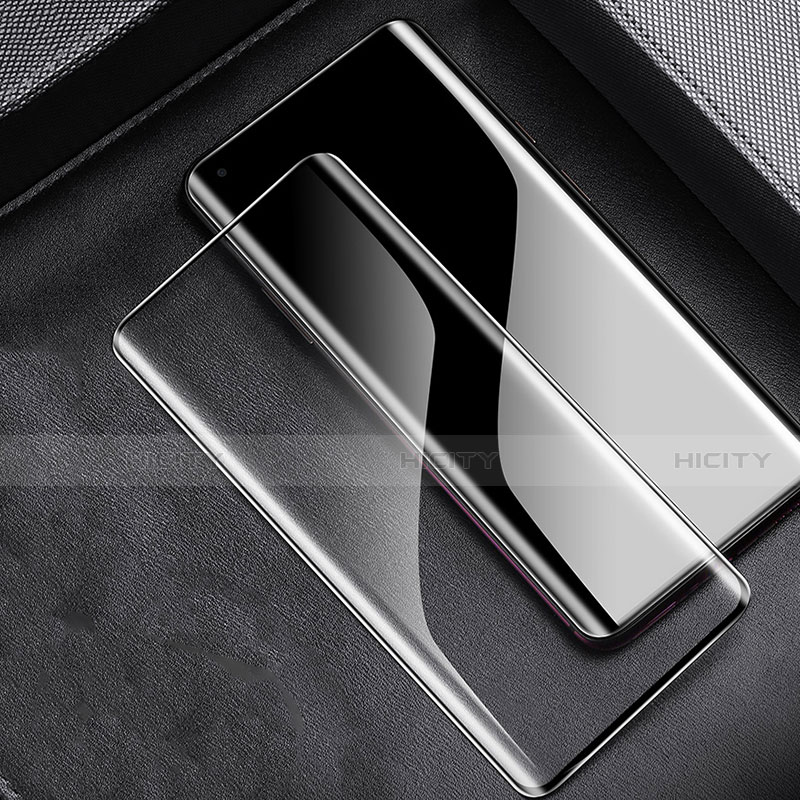 Schutzfolie Full Coverage Displayschutzfolie Panzerfolie Gehärtetes Glas Glasfolie Skins zum Aufkleben Panzerglas für OnePlus 8 Schwarz