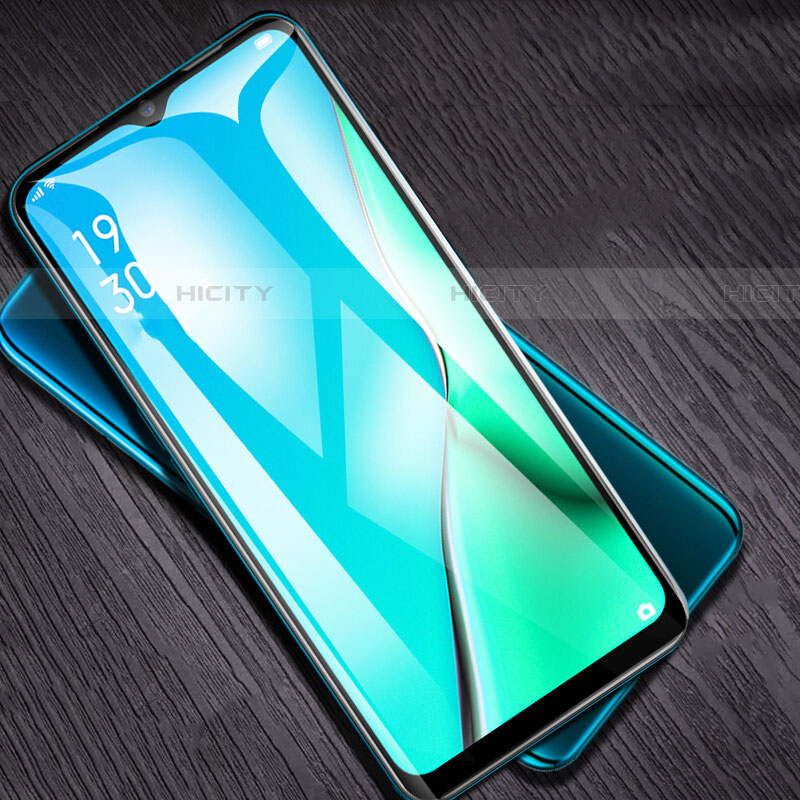 Schutzfolie Full Coverage Displayschutzfolie Panzerfolie Gehärtetes Glas Glasfolie Skins zum Aufkleben Panzerglas für Oppo A9 (2020) Schwarz