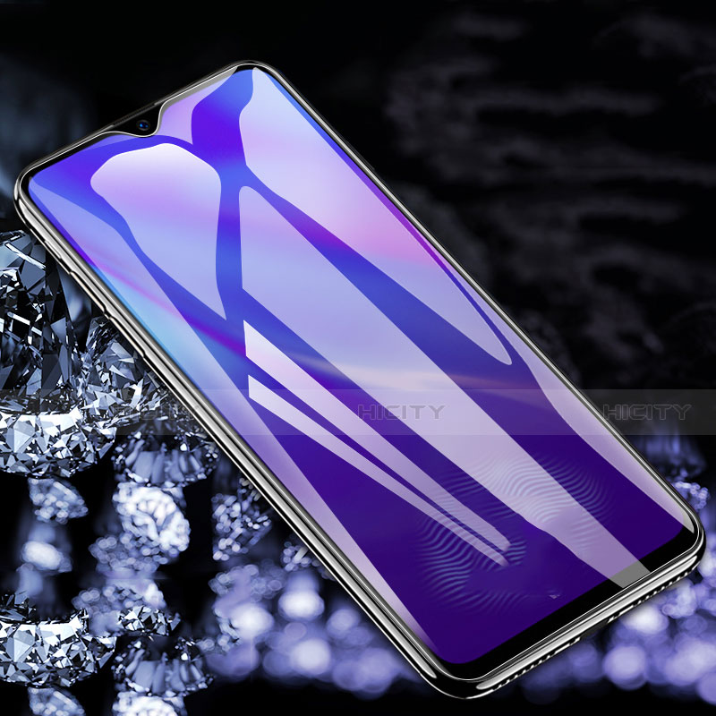 Schutzfolie Full Coverage Displayschutzfolie Panzerfolie Gehärtetes Glas Glasfolie Skins zum Aufkleben Panzerglas für Oppo F15 Schwarz