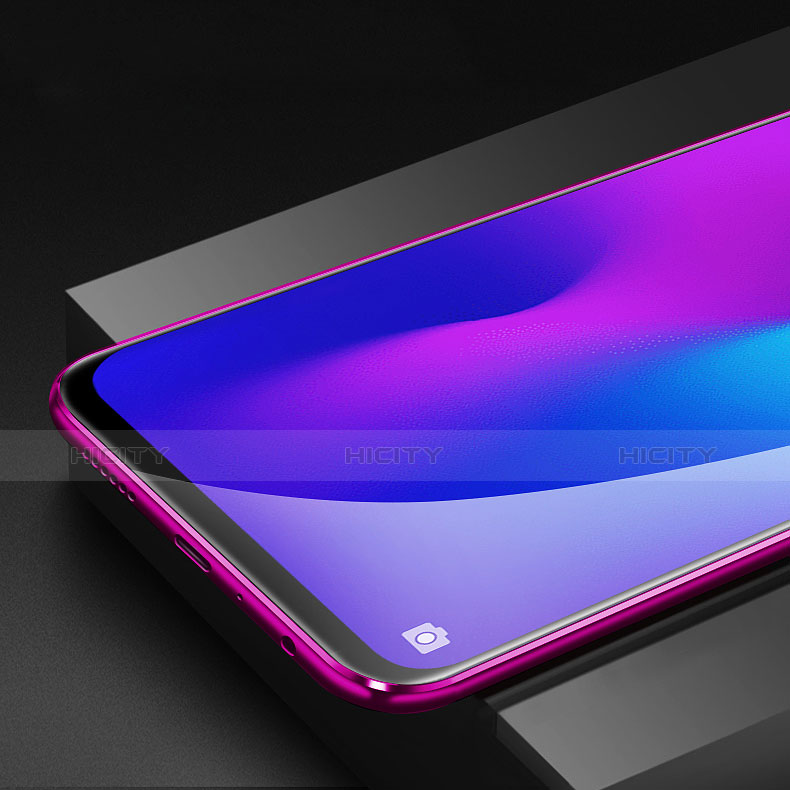 Schutzfolie Full Coverage Displayschutzfolie Panzerfolie Gehärtetes Glas Glasfolie Skins zum Aufkleben Panzerglas für Oppo K1 Schwarz groß