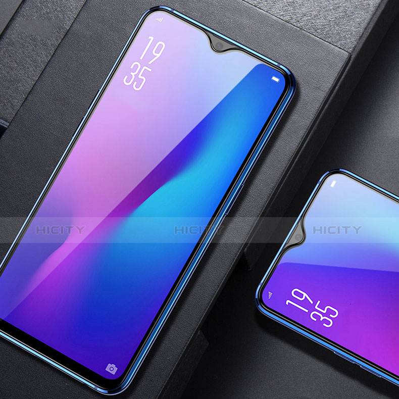 Schutzfolie Full Coverage Displayschutzfolie Panzerfolie Gehärtetes Glas Glasfolie Skins zum Aufkleben Panzerglas für Oppo R17 Pro Schwarz