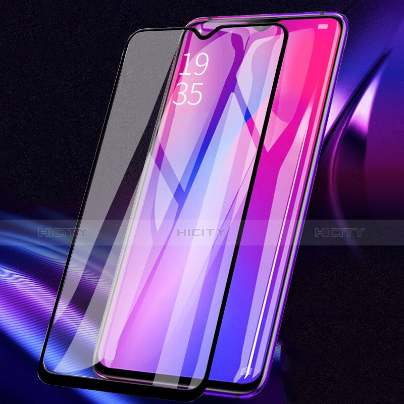 Schutzfolie Full Coverage Displayschutzfolie Panzerfolie Gehärtetes Glas Glasfolie Skins zum Aufkleben Panzerglas für Oppo R17 Pro Schwarz